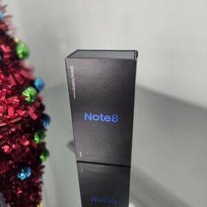 Samsung Note8 Packaging in Black and Blue EMPTY BOX ONLY NO PHONE